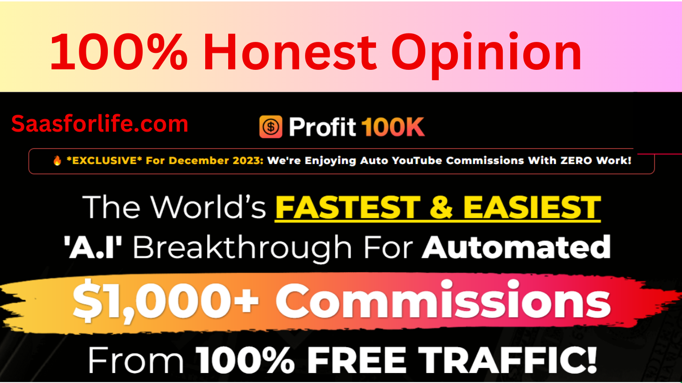 PROFIT 100K: Get FREE Traffic & $347.28 Daily Automated.